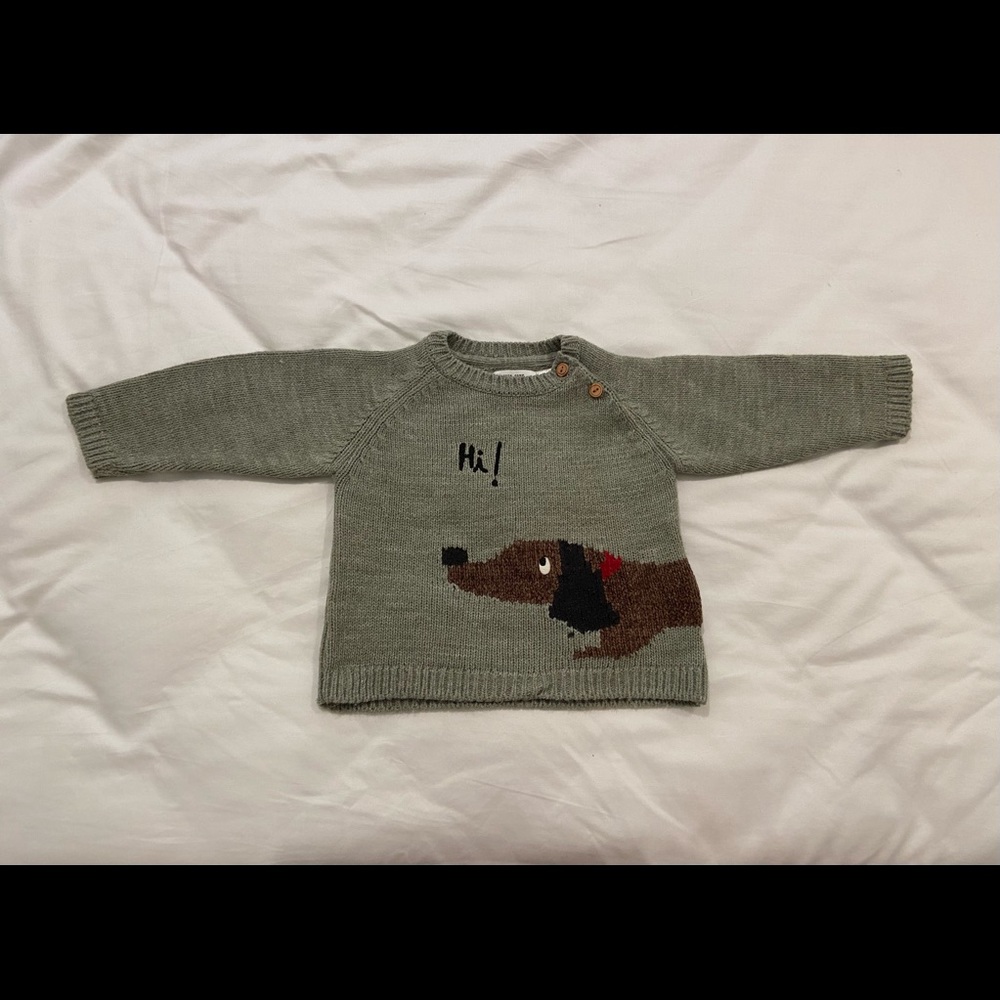 Zara Baby Dachshund Sweater - 12-18 Mo